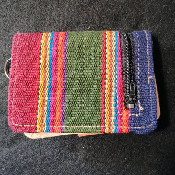 NWOT: Bundle Handmade Guatemalan Artisan Wallet & Coin Purse and Amulet Bag - Picture 4 of 16